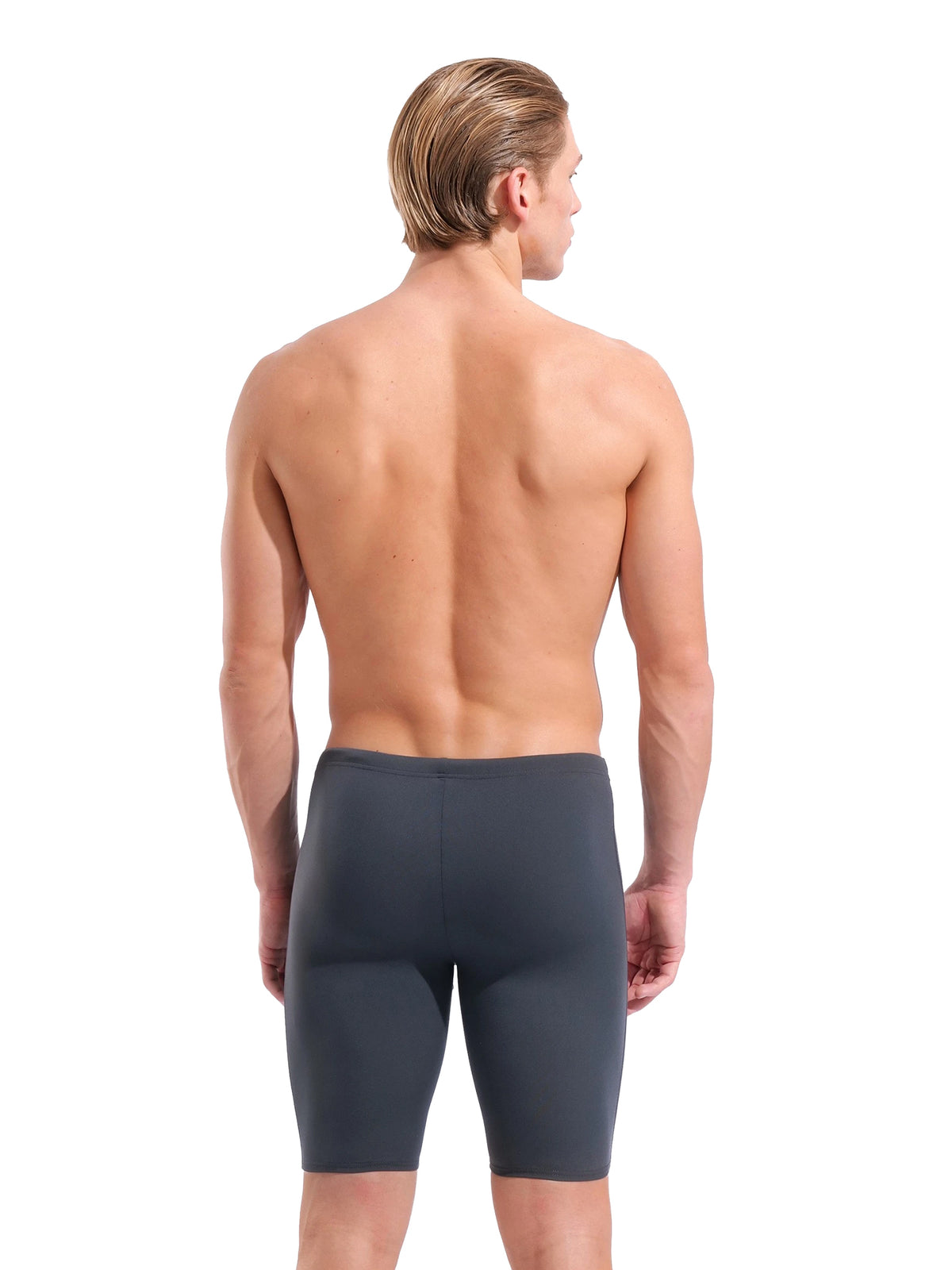 Men’s Team Solid Swim Jammer – Asphalt/Water