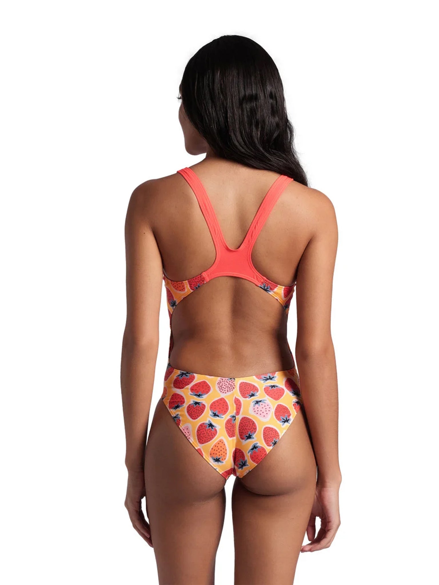 Women&#39;s one-piece swimsuit - Swim-Tech Strawberry