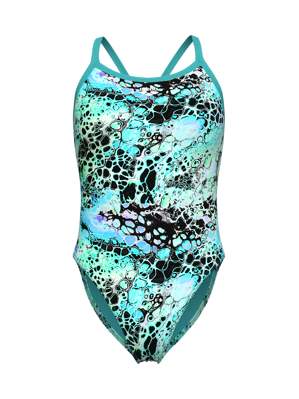 Maillot de bain une-pièce Earthview Xcriss Cross pour femmes - Water/Multi Water