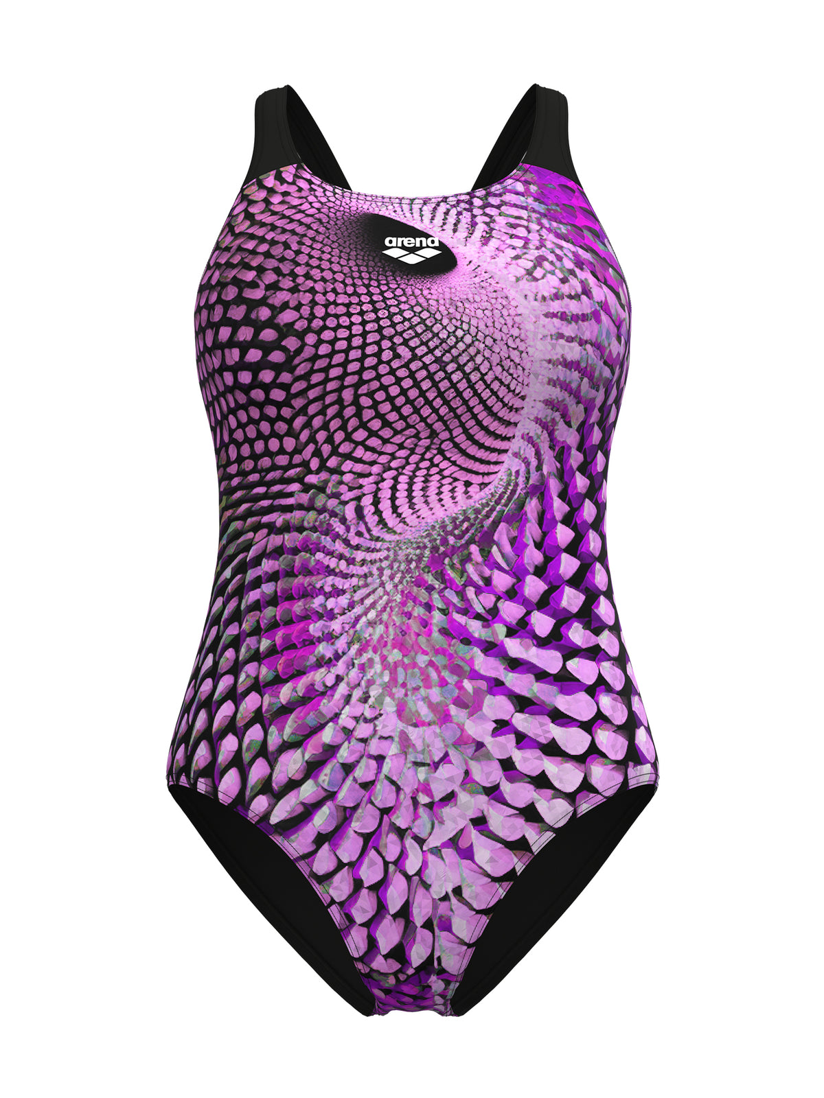 Maillot de bain une pièce Peacock Swim Pro Back pour femmes – Multi Rose/Noir