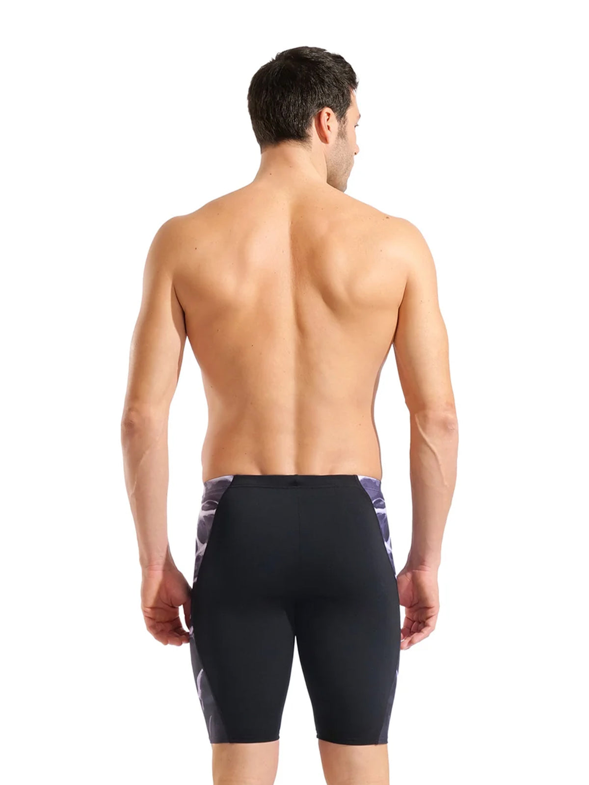 Men’s Earth Swim Jammer – Black/Multi Black
