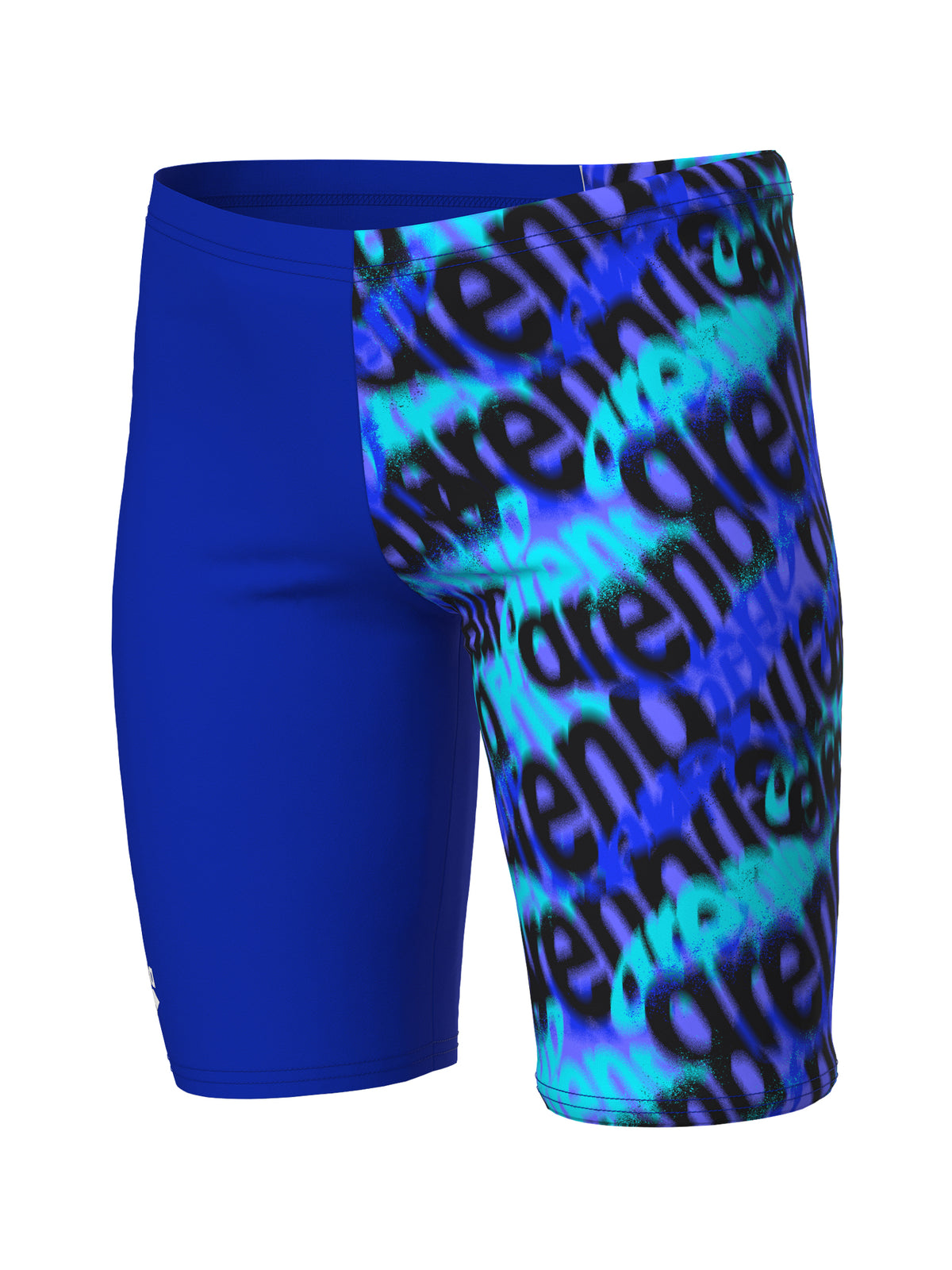 Jammer de natation Crowded pour garçons – Neon Blue/Multi Neon Blue