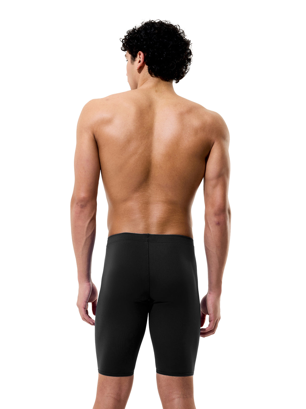 Men's Team Endurance+ Max Solid Swim Jammer - Black