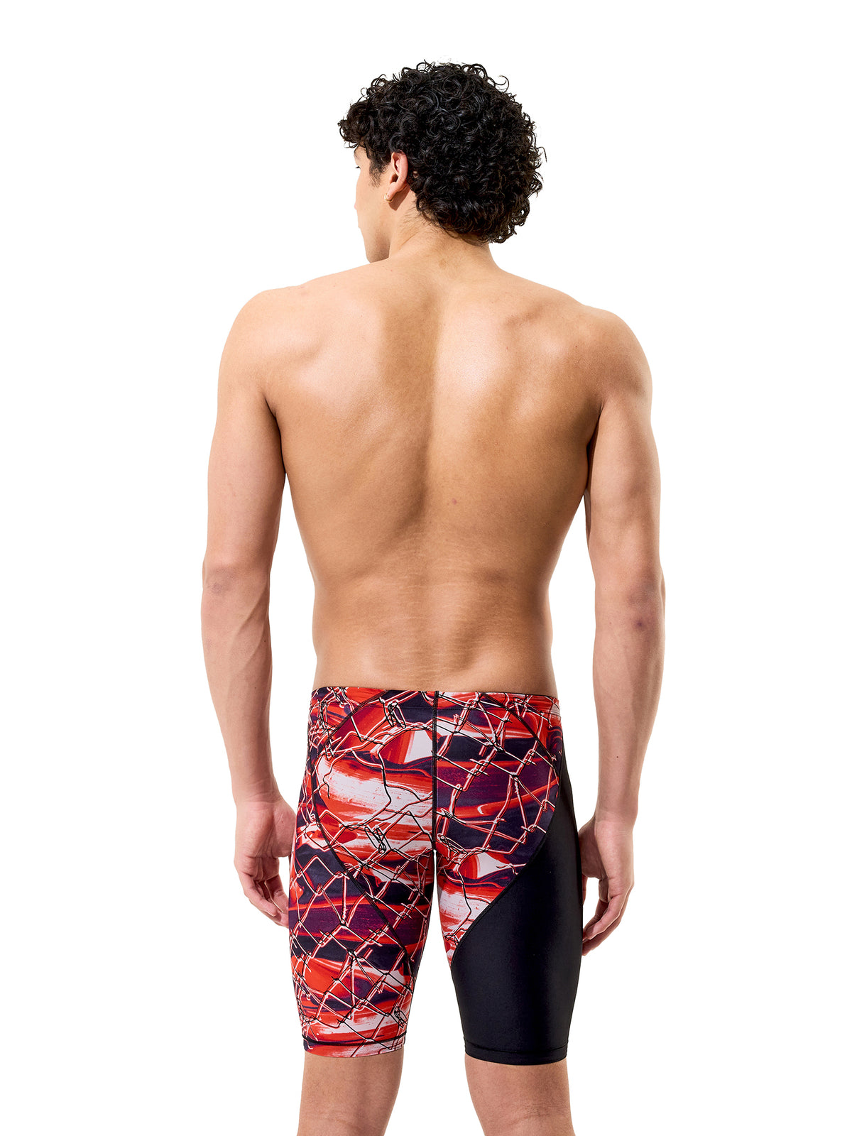 Maillot de compétition Fastskin Hyperpro Jammer pour hommes - Noir/ Electric Veil