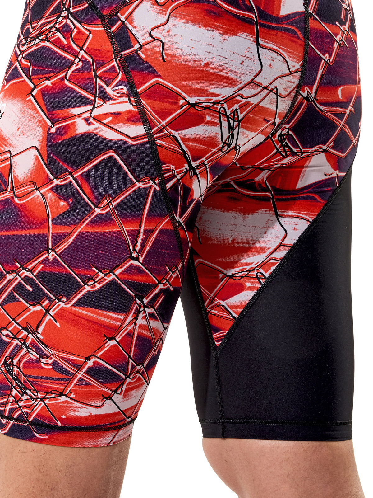 Maillot de compétition Fastskin Hyperpro Jammer pour hommes - Noir/ Electric Veil