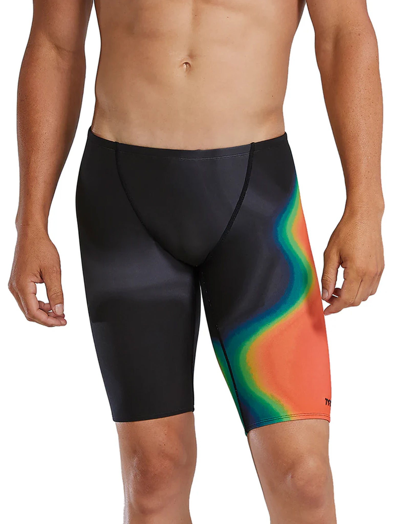 Men's Durafast Elite Surge Jammer Swimsuit - Multi Warm 