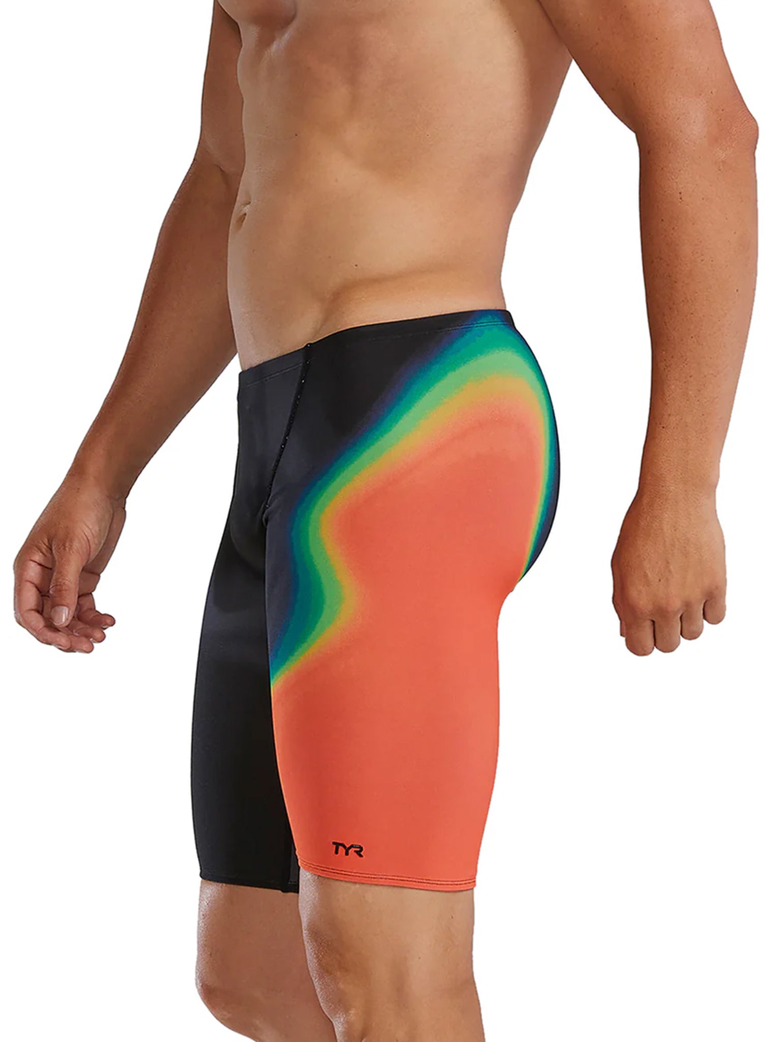 Men's Durafast Elite Surge Jammer Swimsuit - Multi Warm 