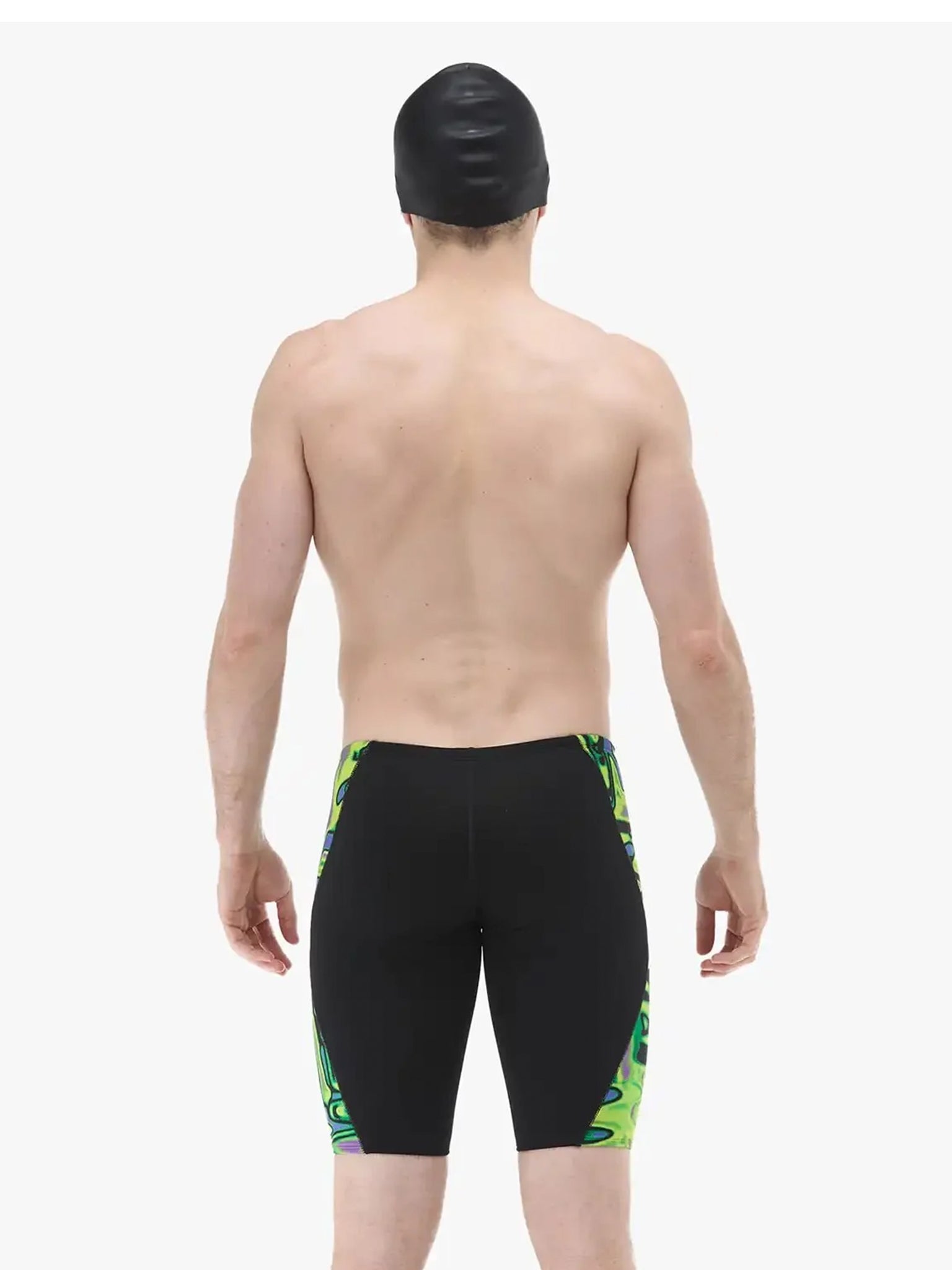 Jammer de natation Durafast Elite Flux pour hommes - Lime/Multi