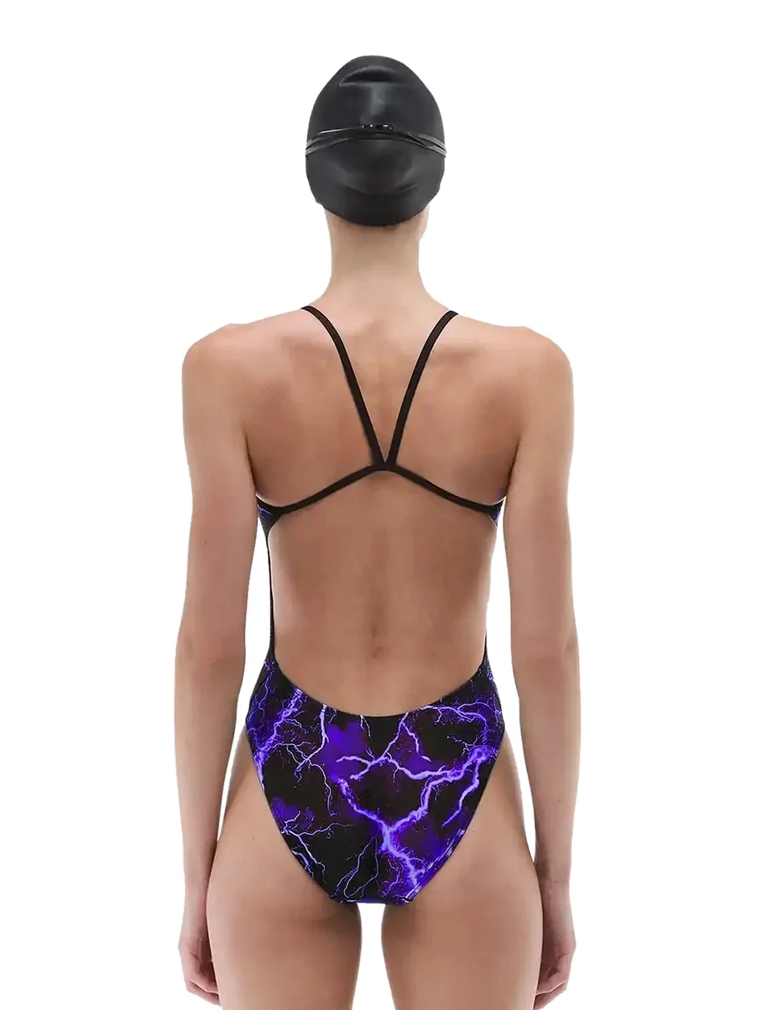 Women's Cutoutfit Durafast Elite Arterix One-Piece Swimsuit - Purple