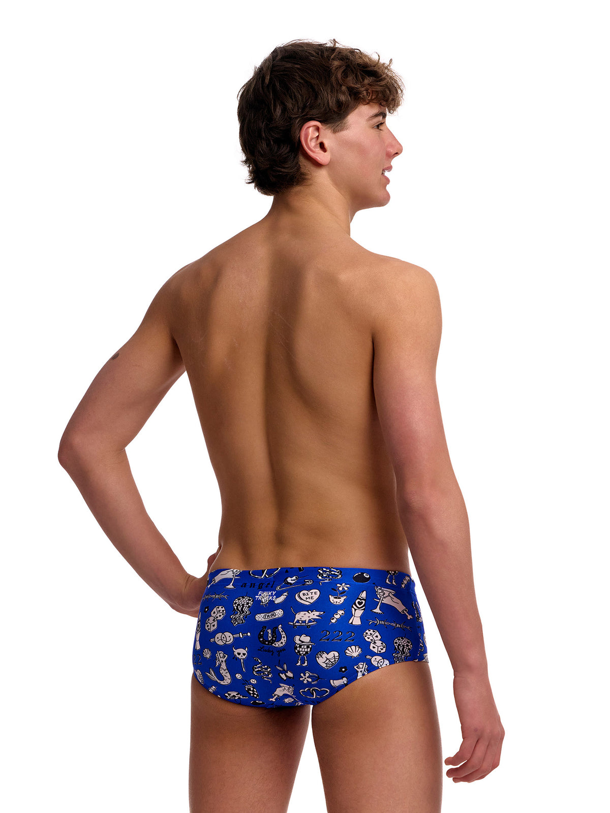 Brief de natation Sidewinder Trunk pour garçons - Scratchy