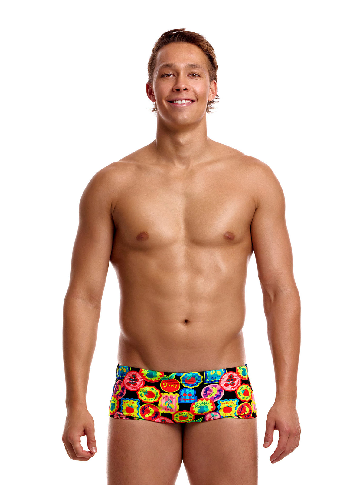 Brief de natation Sidewinder Trunk pour hommes  - Berry Good