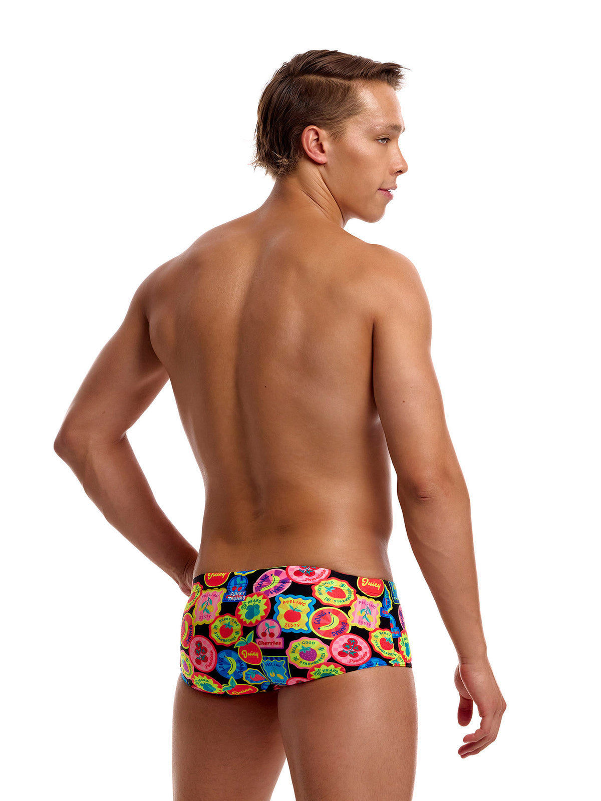 Brief de natation Sidewinder Trunk pour hommes  - Berry Good