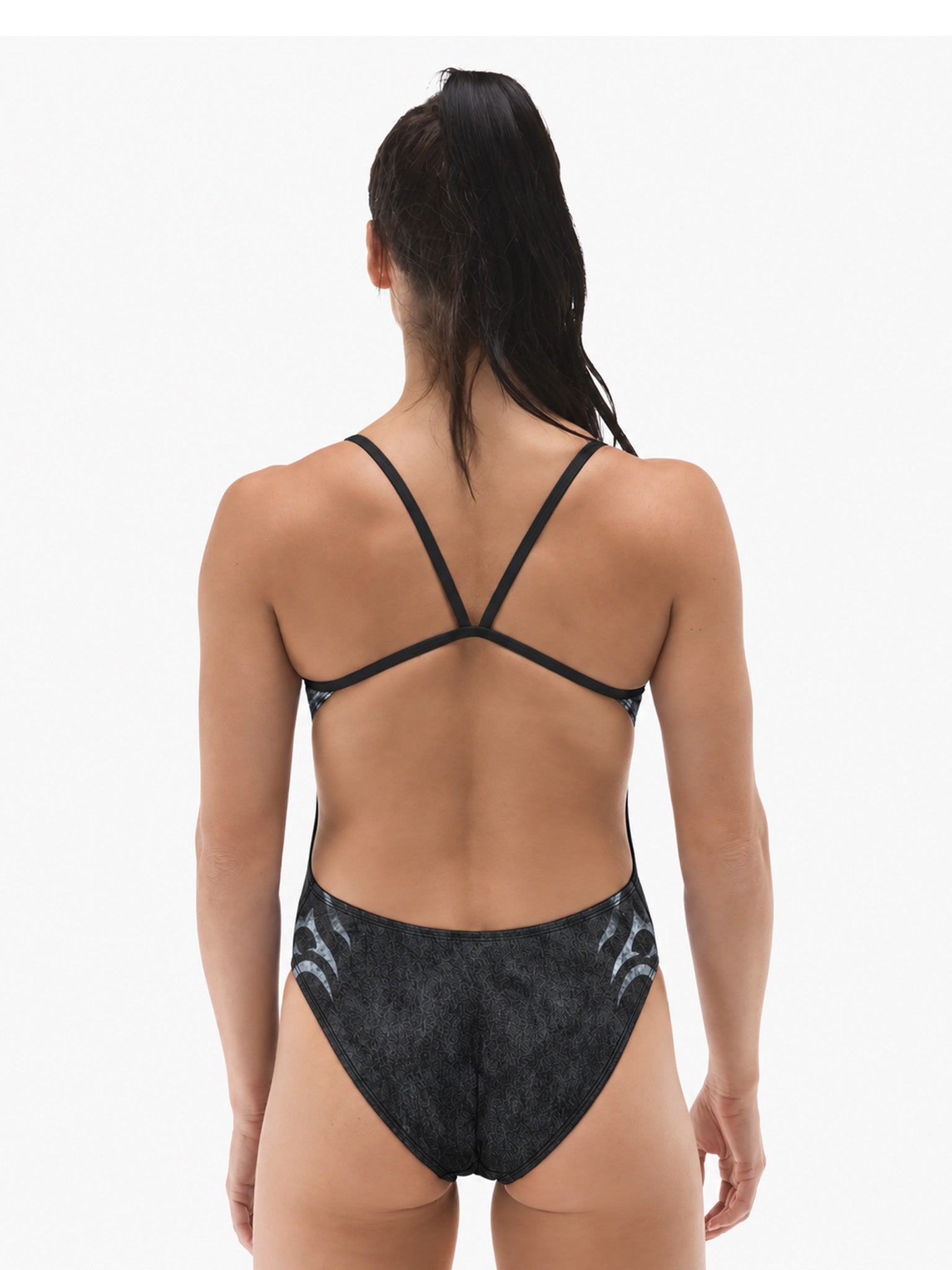 Women's Cutoutfit Durafast Elite Triton One-Piece Swimsuit - Graphite