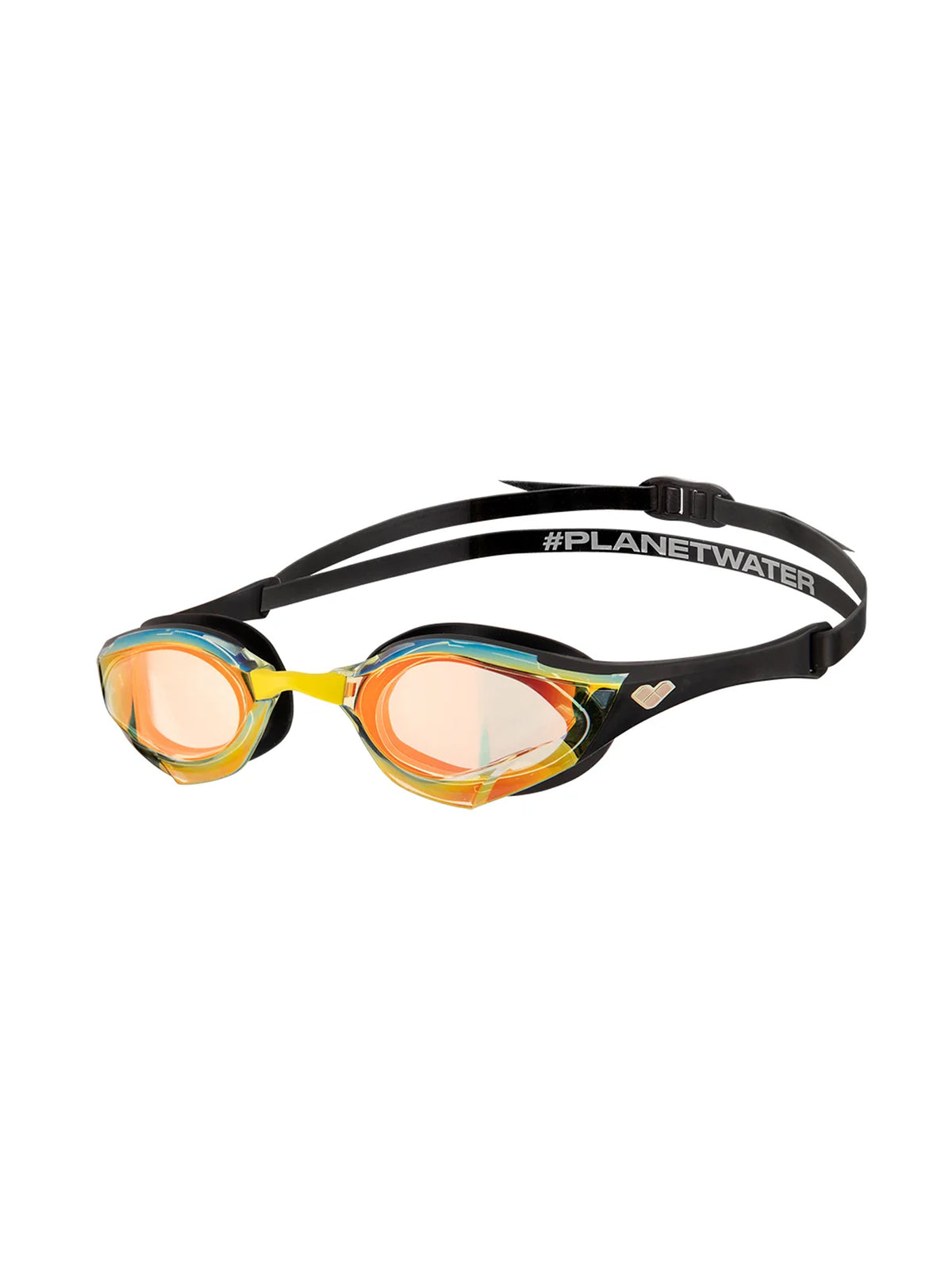 Cobra Edge Swipe Mirror Swim Goggles – Yellow/Copper/Black
